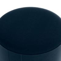 Puff Redondo Copenhage Veludo Maserati Milani Store Azul - 3