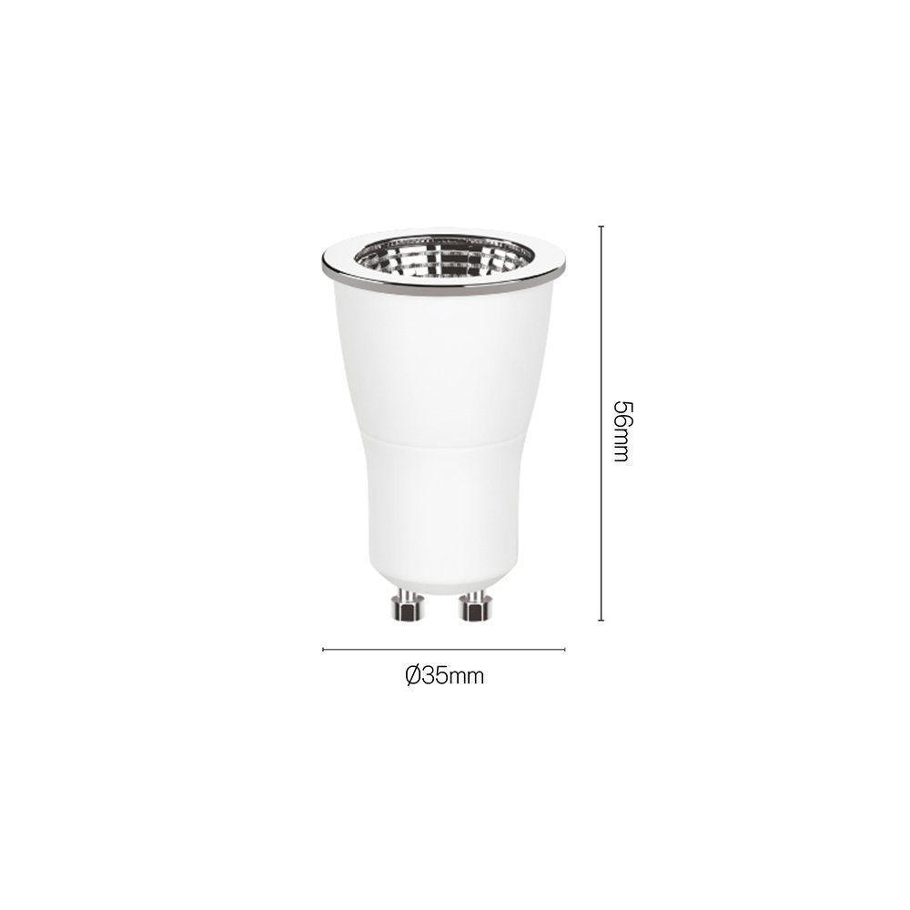 Lâmpada Led Stella Mini Dicroica Mr11 Evo Dimerizável 4w Gu10 Alto Irc 90 Bivolt 2700k - Luz Amarela - 3