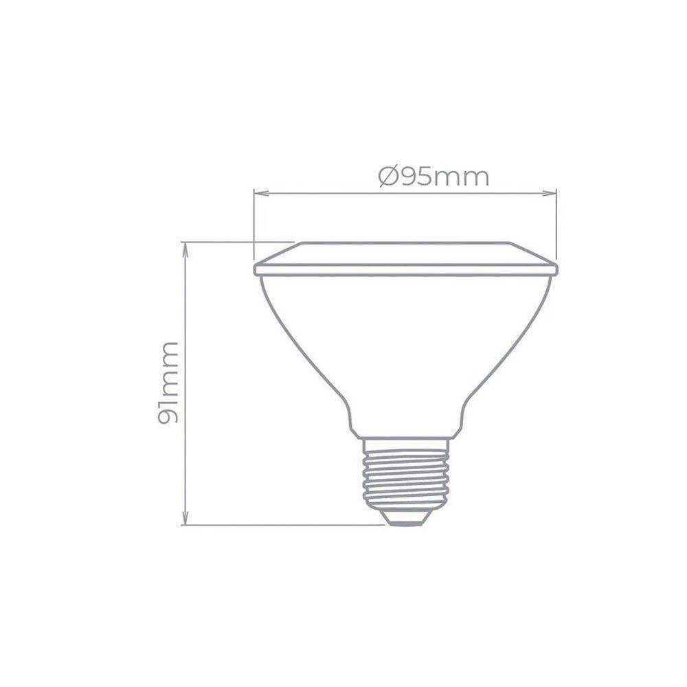 Lâmpada Led Stella Par 30 Evo 9w E27 Alto Irc 95 Bivolt 4000k - Luz Neutra - 3