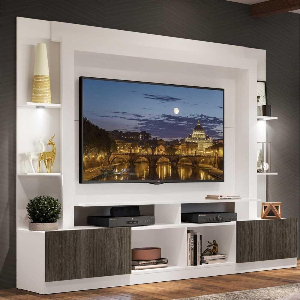 Rack Estante Tv 65´´ Leds Branco/Tenerife - 4