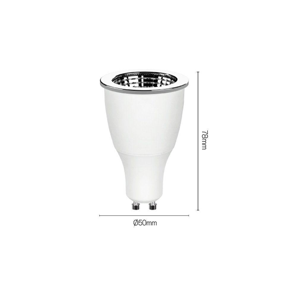 Lâmpada Led Stella Dicroica Mr16 Evo Dimerizável 7w Gu10 Alto Irc 90 Bivolt 2700k - Luz Amarela - 3
