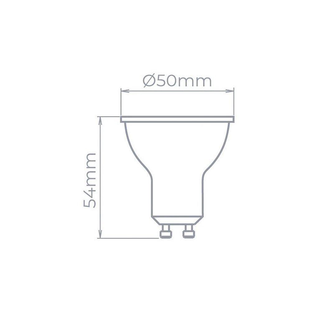 Lâmpada Led Stella Dicroica Mr16 Evo 6w Gu10 Alto Irc 95 Bivolt 4000k - Luz Neutra - 3