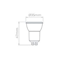 Lâmpada Led Stella Mini Dicroica Mr11 Eco 3w Gu10 Bivolt 2700k - Luz Amarela - 3