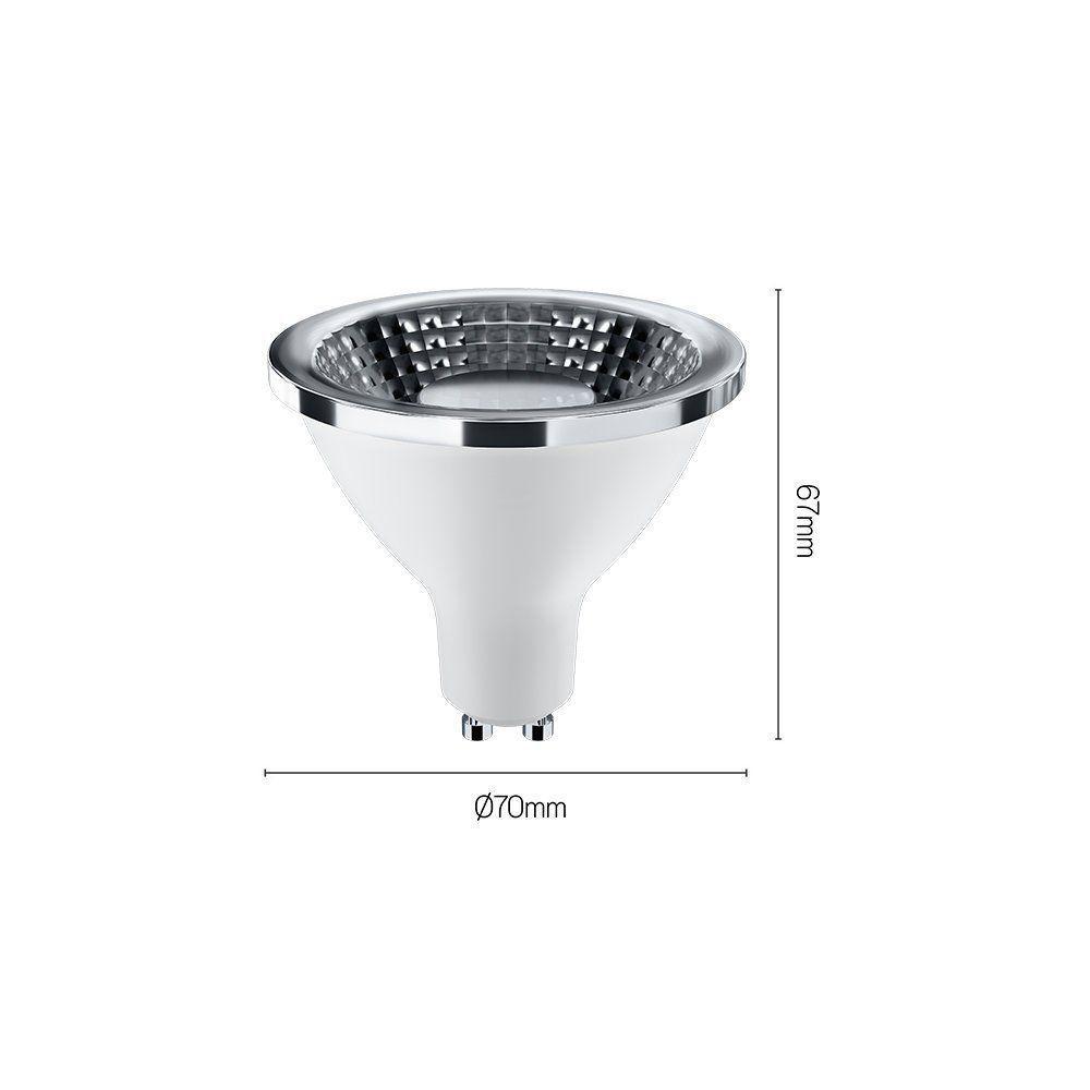 Lâmpada Led Stella Ar70 Pro Dimerizável 4,9w Gu10 Alto Irc 95 Bivolt 2700k - Luz Amarela - 3