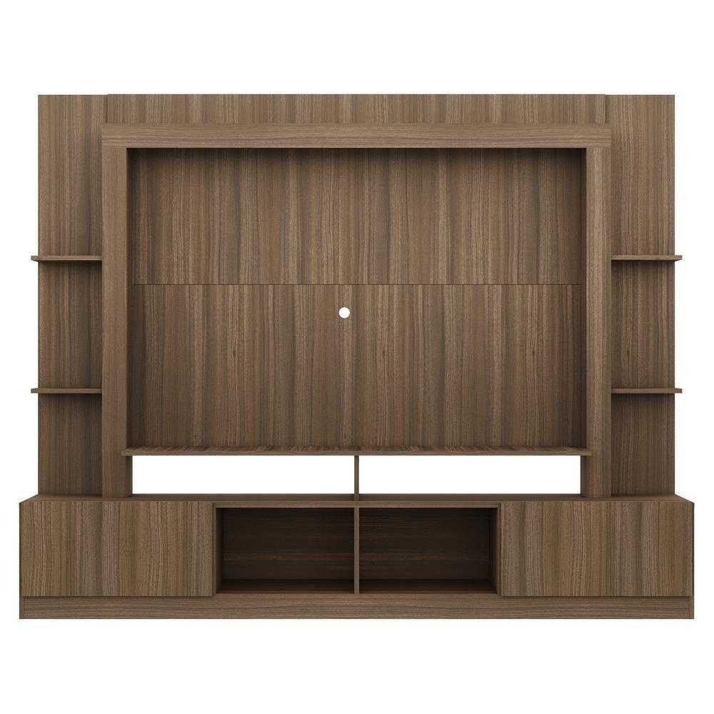Rack Estante Com Painel Tv 65" E 2 Portas Rio Madeirado - 3