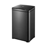 Lixeira Automática Inox Preto Retangular 50 Litros C/ Sensor - 1