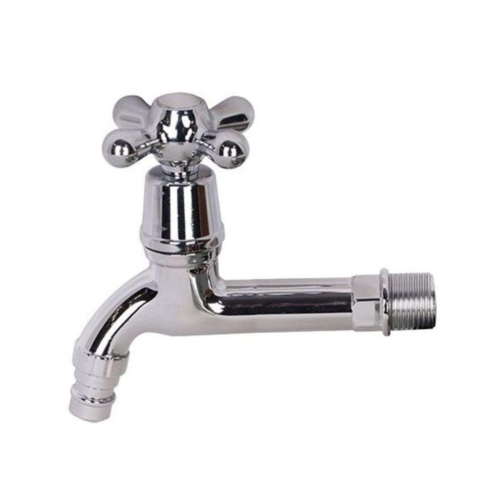 Torneira Cano Longo Para Tanque Pia De Parede Encaixe 1/2'' - 1