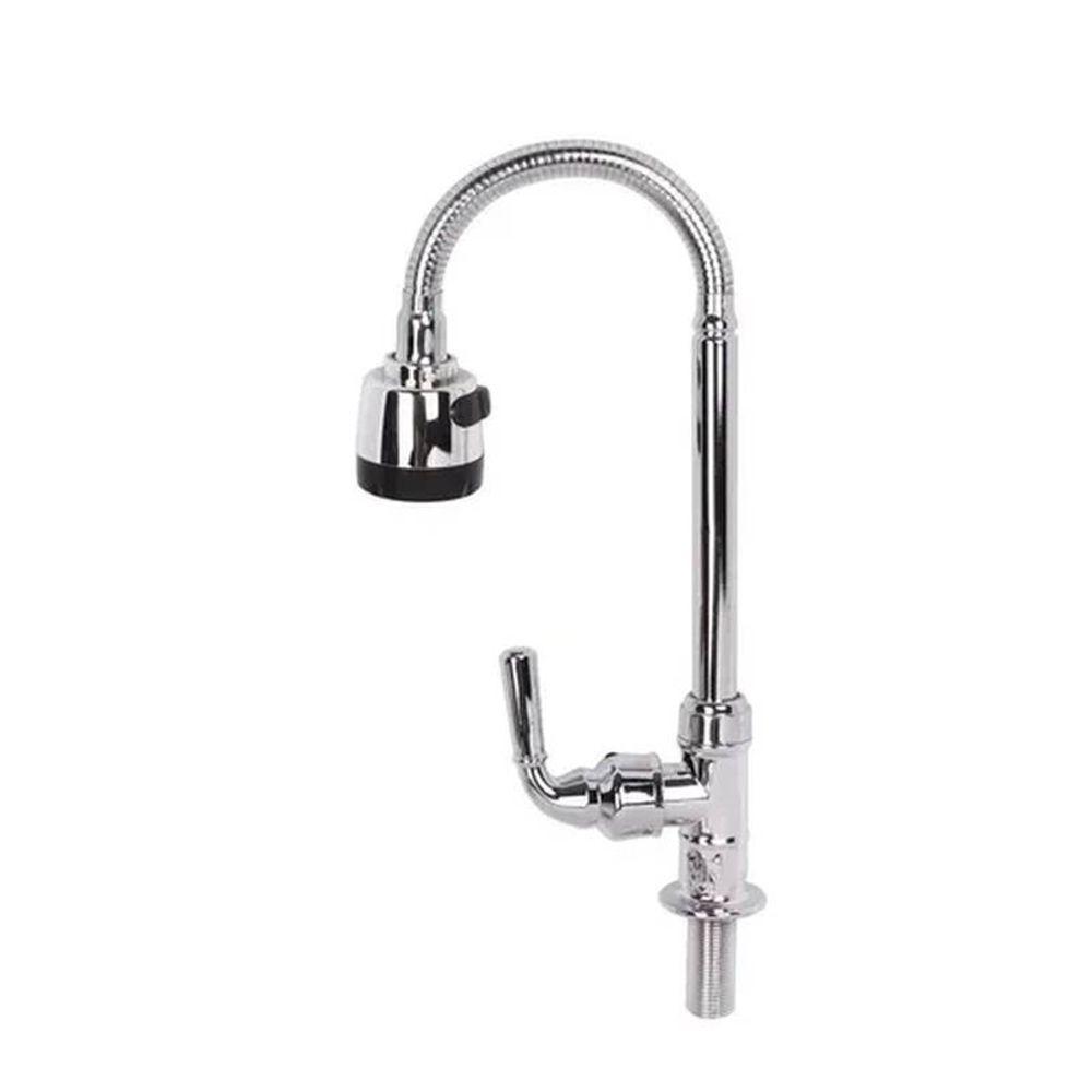 Torneira Gourmet Flexível De Bancada Com Ducha Encaixe 1/2'' - 1