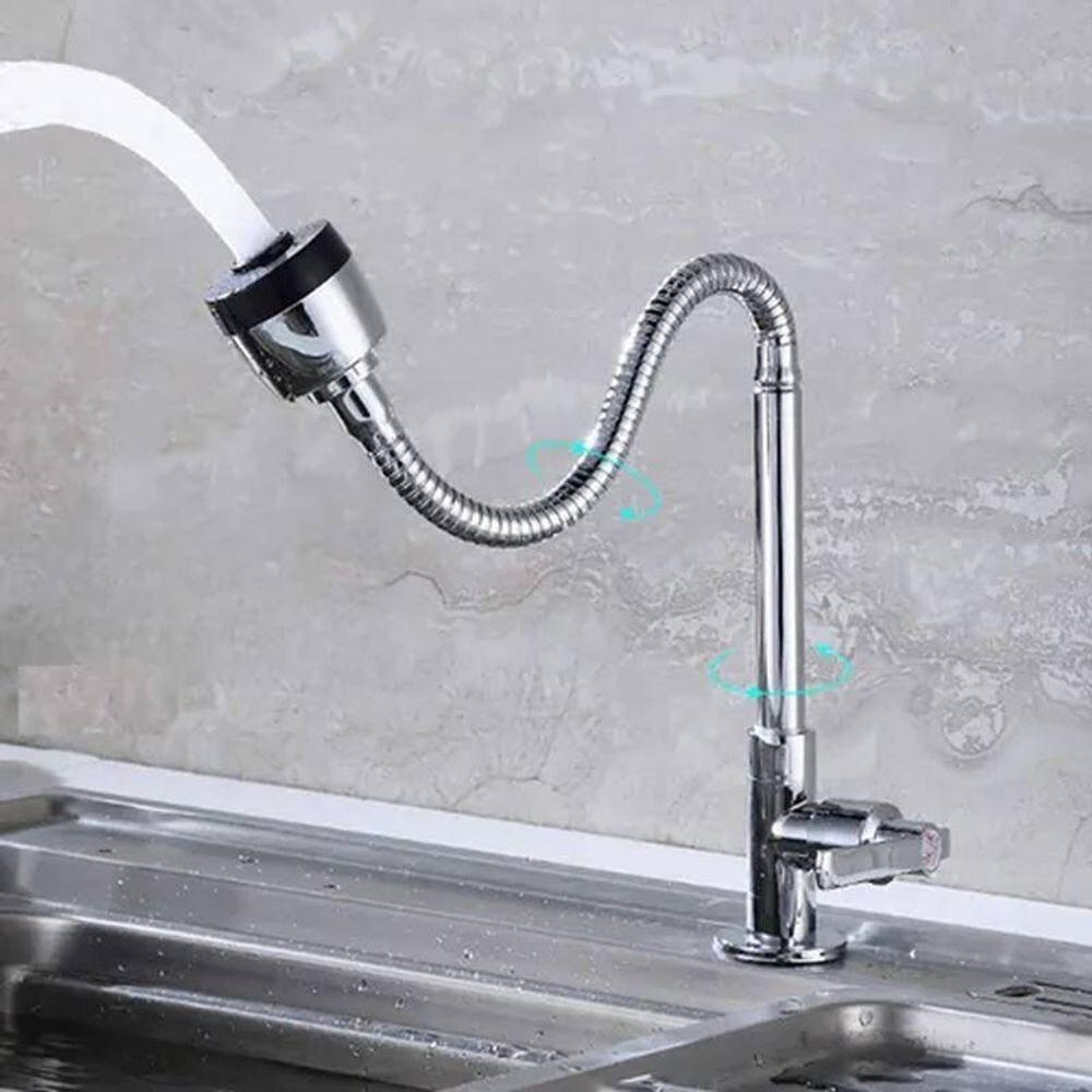 Torneira Gourmet Flexível De Bancada Com Ducha Encaixe 1/2'' - 4