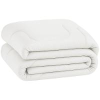 Edredom Bali Liso Queen 01 Peça Micropercal Dupla Face 400 Fios Macio - Branco - 100% Poliéster - 4