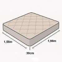 Lençol De Baixo Minimal Queen Avulso Com Elástico 01 Peça Malha 100% Algodão - Verde - 4