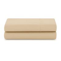 Lençol De Cima Avulso Minimal Liso King 01 Peça Malha 100% Algodão - Bege - 3