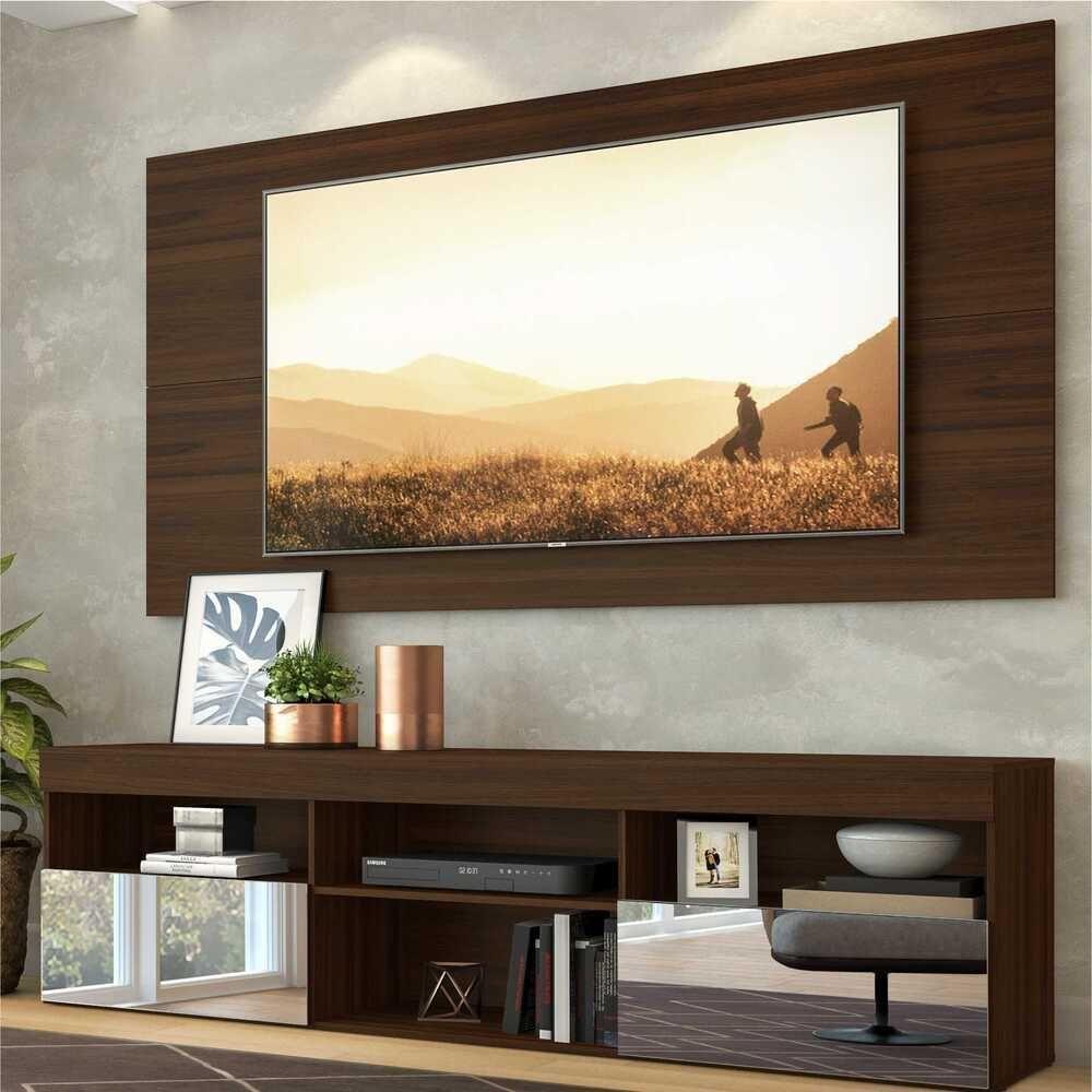 Rack com Painel TV até 65" Espelho Flórida Duna Multimóveis - 4
