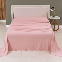 Lençol De Cima Avulso Minimal Liso King 01 Peça Malha 100% Algodão - Rose - 2