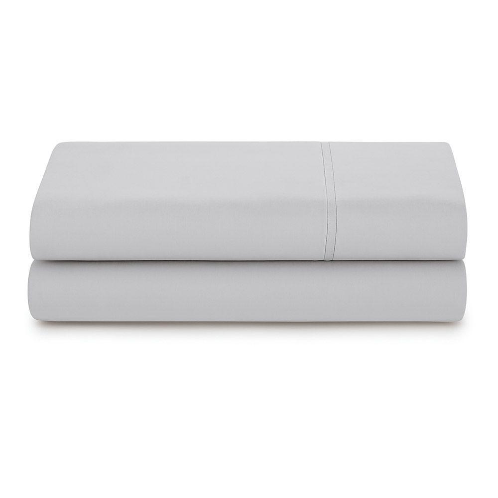 Lençol De Cima Avulso Minimal Liso Casal 01 Peça Malha 100% Algodão - Cinza - 3