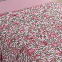 Lençol De Cima Avulso Luar Estampado Casal 01 Peça Malha 100% Algodão - Floral - 4
