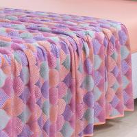 Lençol De Cima Avulso Luar Estampado Casal 01 Peça Malha 100% Algodão - Salmão Geométrico - 4