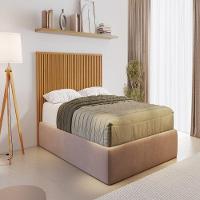 Cabeceira Para Cama De Casal Sonhar Ripada Jcm Cinamomo - 2