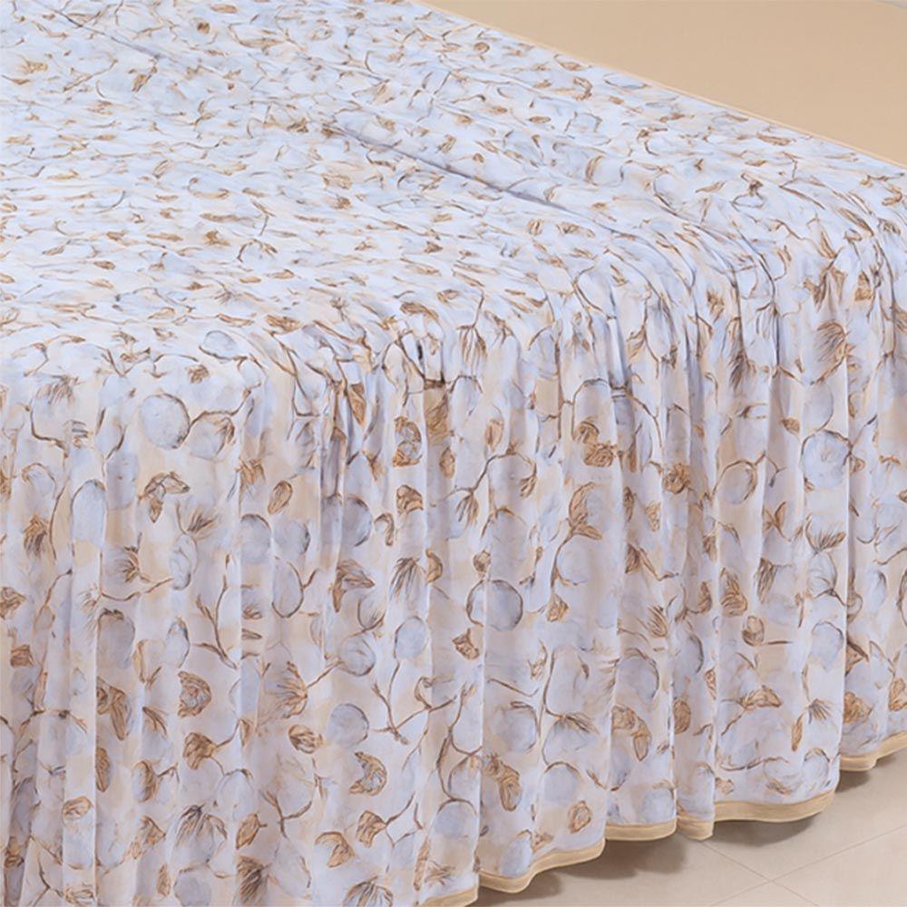 Lençol De Cima Avulso Luar Estampado Solteiro 01 Peça Malha 100% Algodão - Cotton - 4