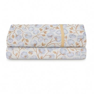 Lençol De Cima Avulso Luar Estampado Solteiro 01 Peça Malha 100% Algodão - Cotton
