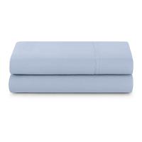 Lençol De Cima Avulso Minimal Liso King 01 Peça Malha 100% Algodão - Azul Claro - 3