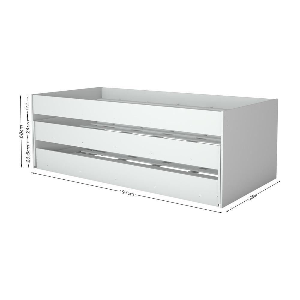 Tricama Multimóveis para Colchão 190x80cm Branca - 4