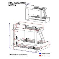 Treliche Solteiro Para Colchão 188x78cm Multimóveis