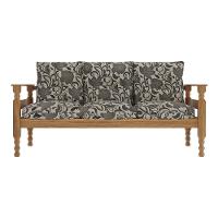 Sofá 3 Lugares Liz Cr7000.T64 Imbuia/Floral - 2