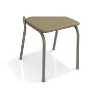 Sala De Jantar Completa Elba C/ Tampo De Vidro 120cm E 6 Cadeiras Noruega Niquel - Courano Marrom - Kappesberg - 7