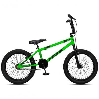 Bicicleta BMX Cross Aro 20 RV-X Aro Aero Freio V-Brake Ravok Verde