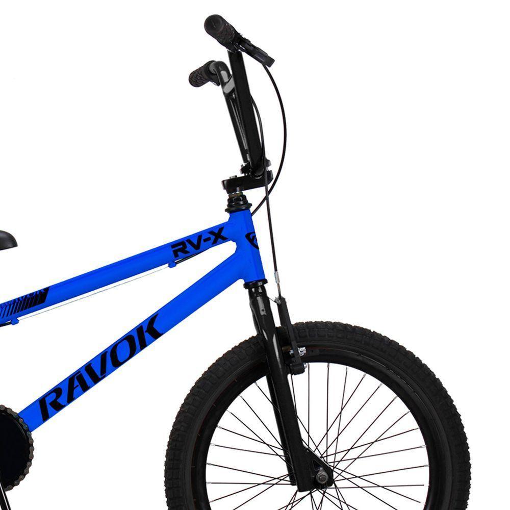 Bicicleta BMX Cross Aro 20 RV-X Aro Aero Freio V-Brake Ravok Azul Escuro - 2