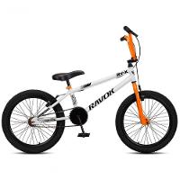 Bicicleta BMX Cross Aro 20 RV-X Aro Aero Freio V-Brake Ravok Branco Laranja - 1