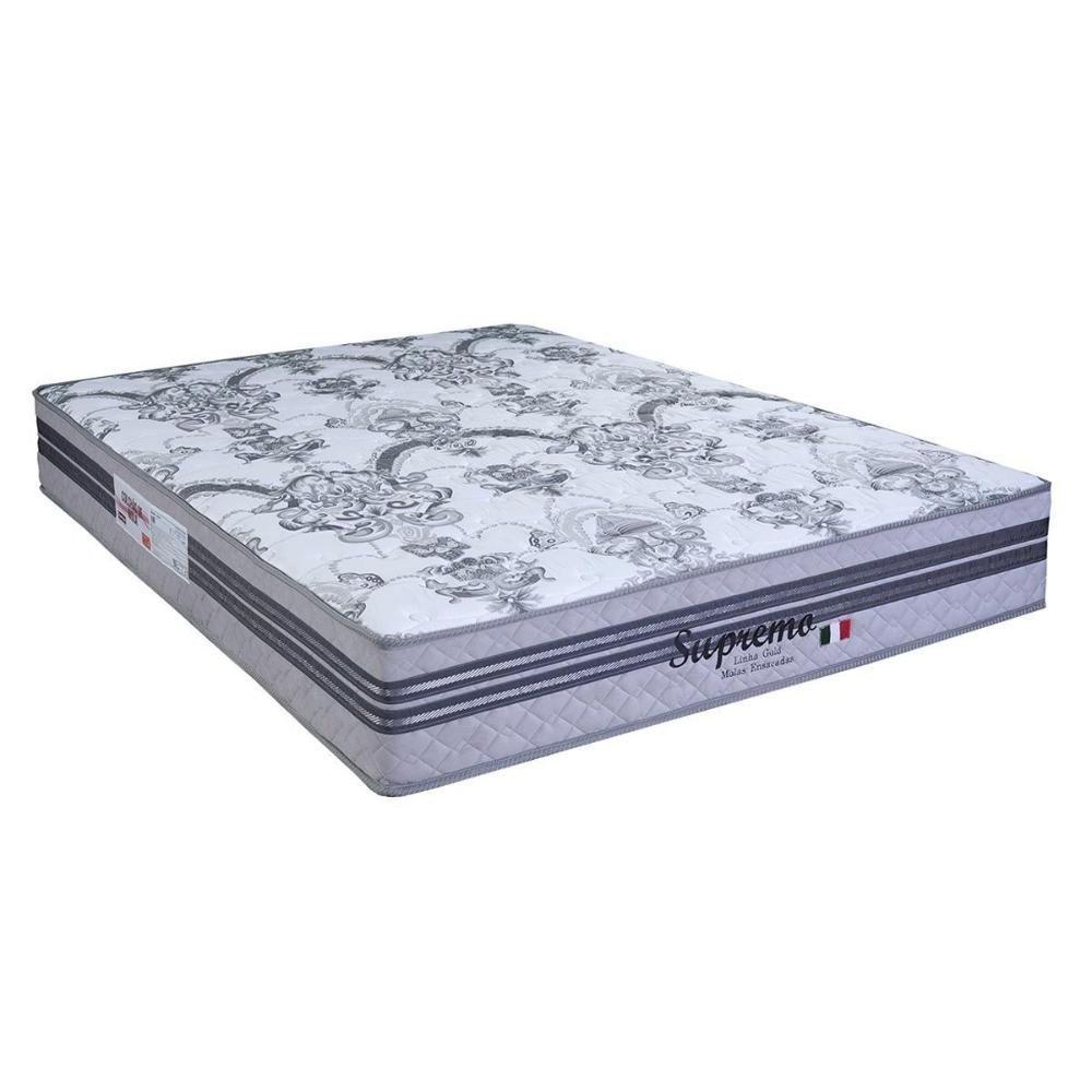 Colchão King Molas Masterpocket Ensacadas Supremo Gray (193x203x25) - Paropas - 1