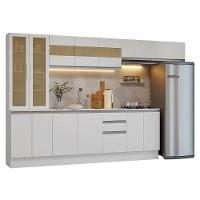 Armário De Cozinha Completa 100% Mdf 300 Cm Smart Madesa 04 Branco - 2