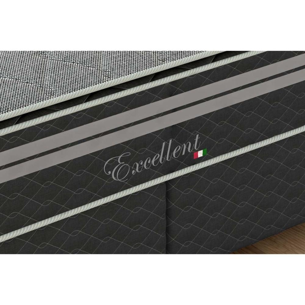 Colchão Solteiro Molas Masterpocket Ensacadas Excellent Grafite (88x188x30) - Paropas - 2