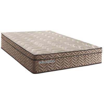Colchão Casal Molas Masterpocket Ensacadas Safira Uniface Rustico Bege (138x188x30) - Paropas