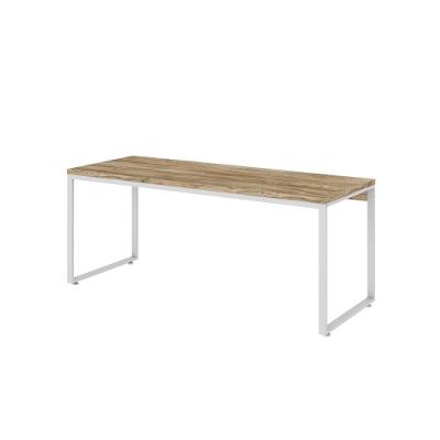 Mesa Kuadra Diretor 180x70x75cm Carvalho / Est.branca Carvalho / Est.branca