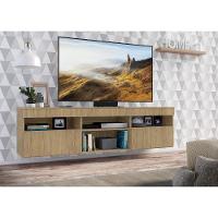 Rack Tv 65 Suspenso Com 2 Portas Paris Rustic - 9