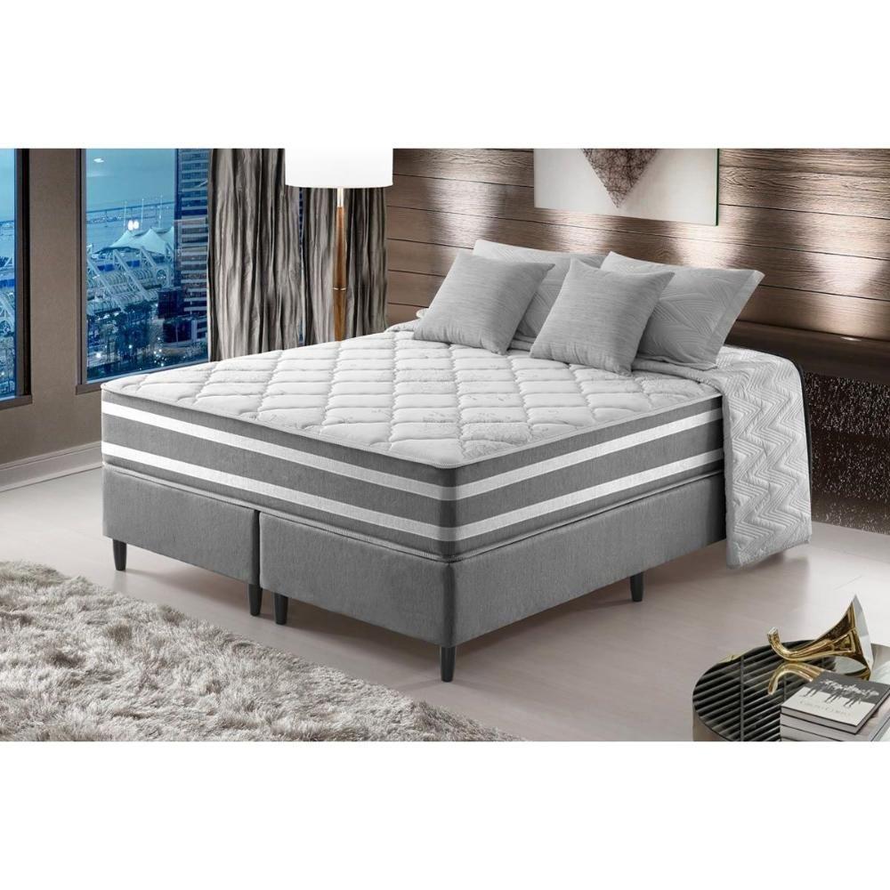 Colchão Solteirão Molas Masterpocket Duo Sono Double Face Euro Pillow Gray (96x203x25) - D Angelis Anjos - 6