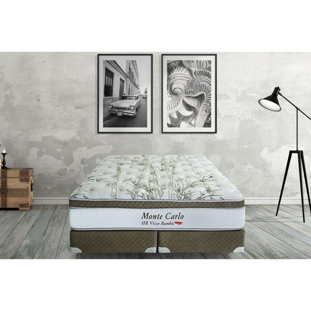 Colchão Solteirão Espuma Viscoelástico Visco Molas Ensacadas Masterpocket Monte Carlo Euro Pillow (96x203x33) - Herval - 8