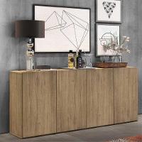 Aparador Buffet 4 Portas Veneza Multimóveis V3555 Rustic Rustic - 3