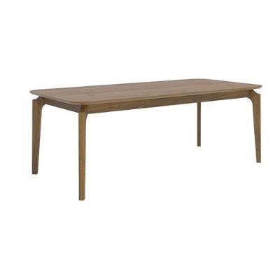 Mesa De Sala Jantar Ficus Natuame C/ Tampo Madeirado 210x100cm Carvalho/cinamomo - Cimol