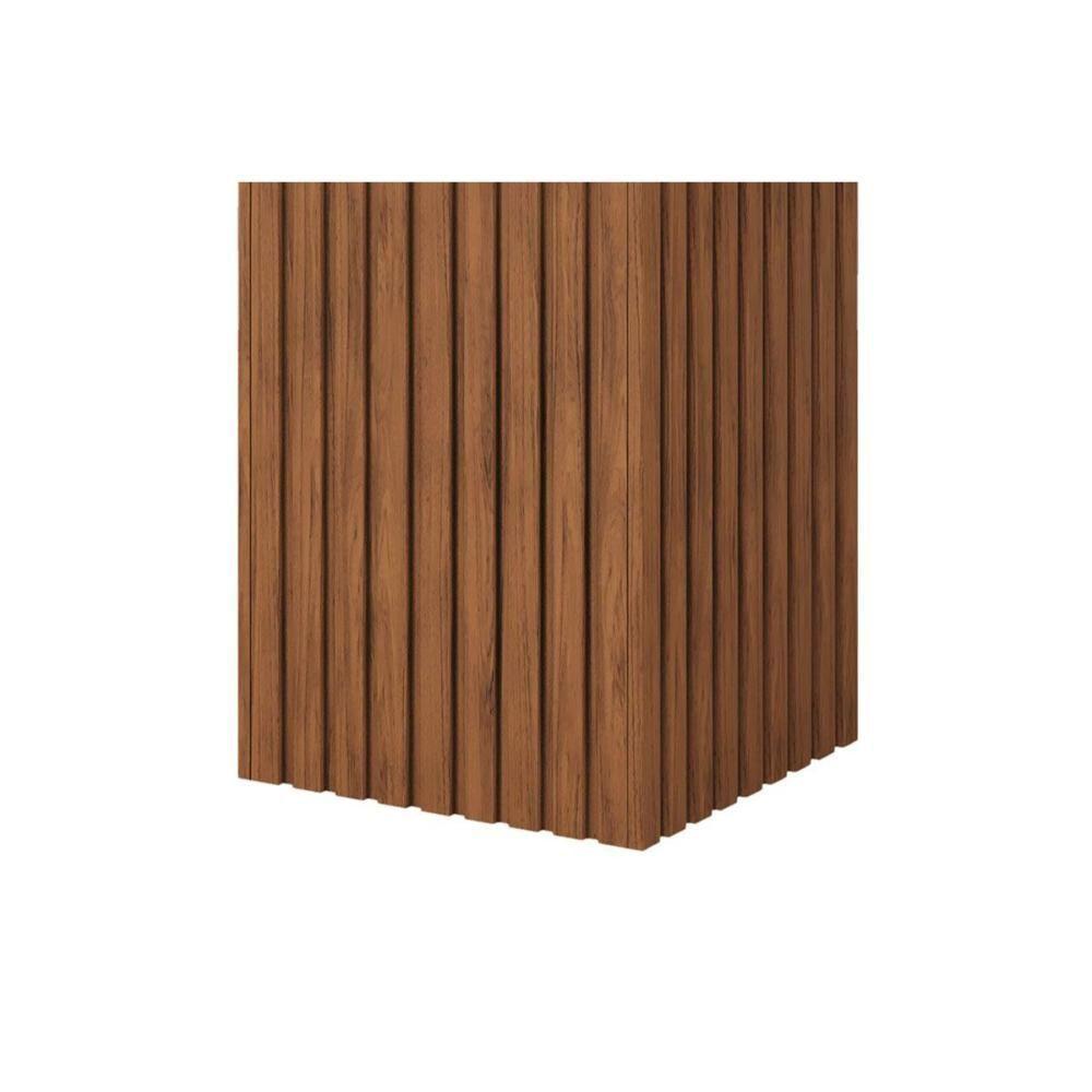 Mesa De Sala Jantar Canes C/ Tampo Madeirado C/ Vidro Curvo 120x90cm Cedro/off White - Dj Móveis - 5