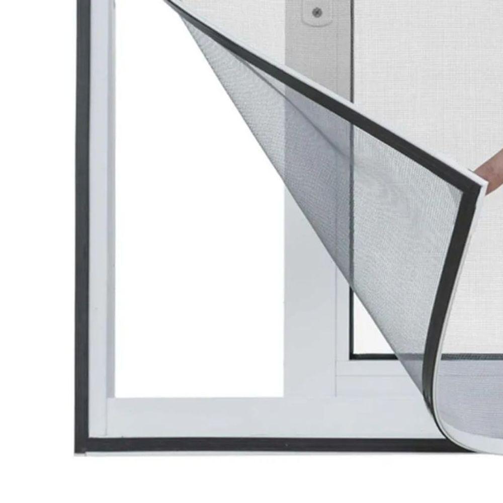 Tela Cortina Mosquiteiro 2 Unds Dengue Magnético Proteção - 3