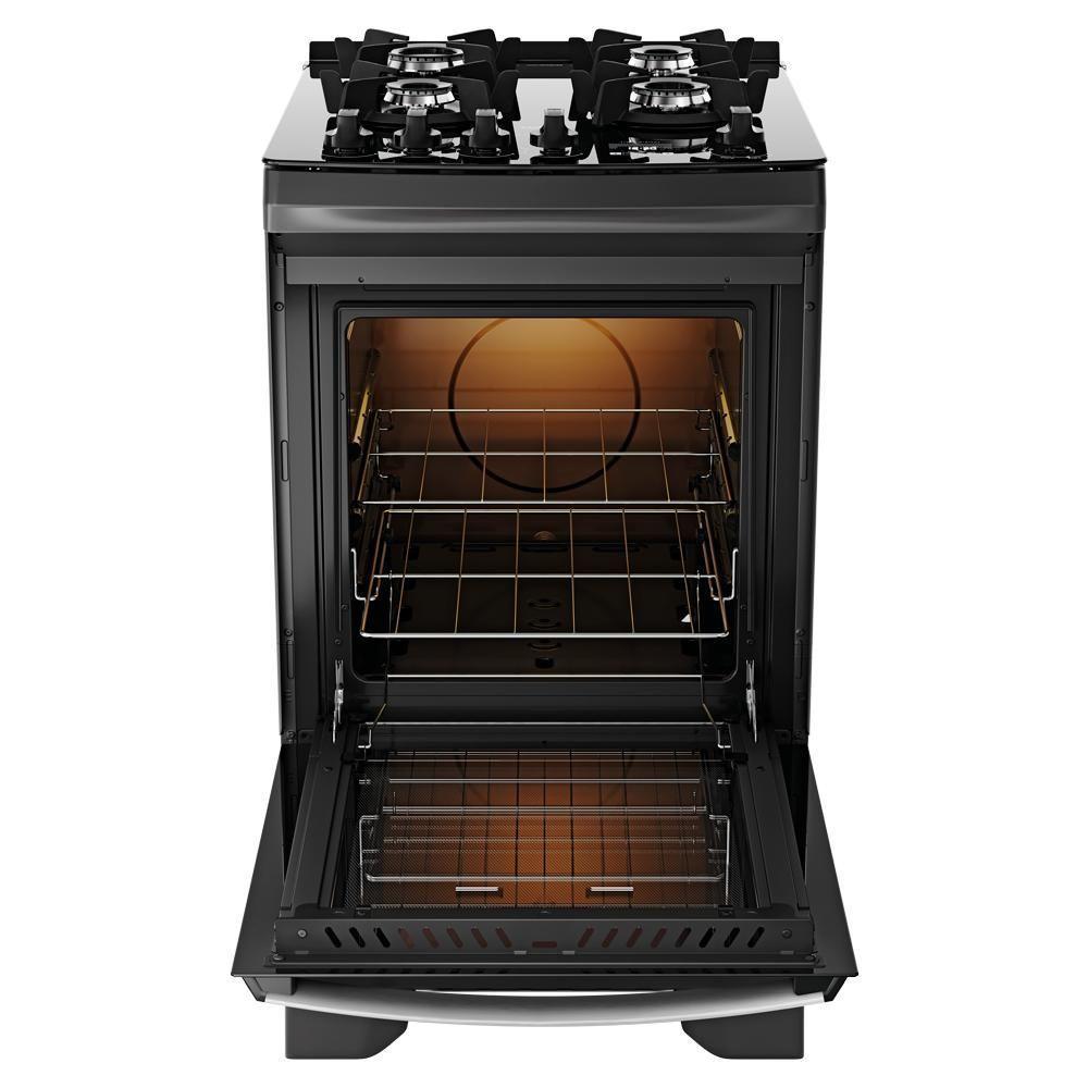 Fogão 4 Bocas Dako Supreme Black Glass Digital Com Mesa De Vidro Preto Bivolt - 6