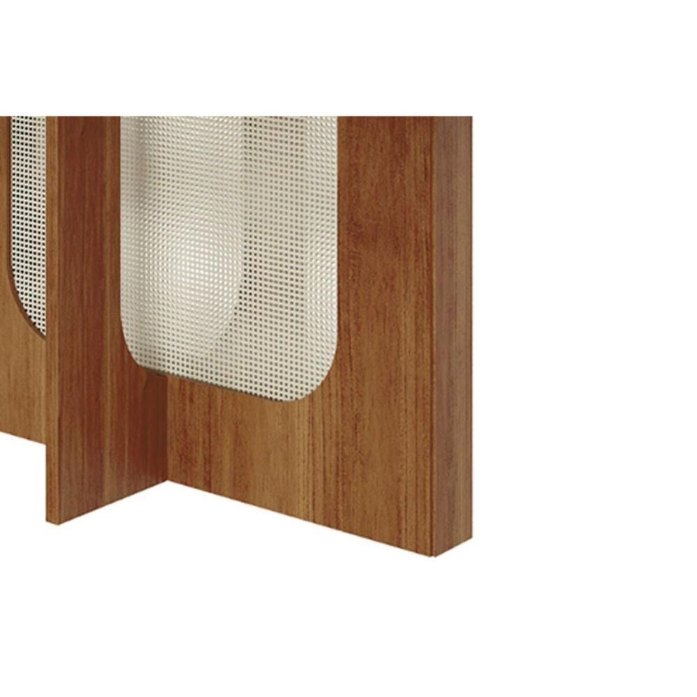 Mesa De Sala Jantar Louise C/ Tampo Madeirado 180x90cm Cinamomo - Cimol - 6