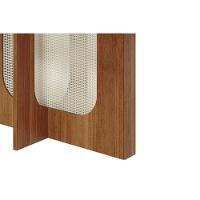 Mesa De Sala Jantar Louise C/ Tampo Madeirado 180x90cm Cinamomo - Cimol - 6