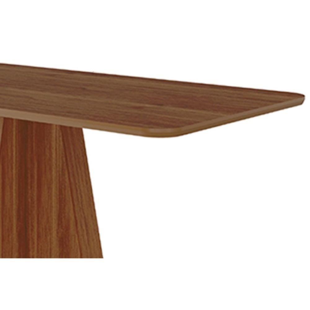 Sala De Jantar Completa Maitê Tampo Madeirado 130x80cm E 4 Cadeiras Paola Cinamomo - Carvalho/suede Nude Bege - Cimol - 10