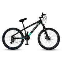 Bicicleta Aro 26 Cripto Freeride 21 Marchas Freios A Disco - Preto/azul - 1
