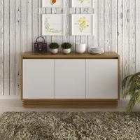 Aparador Buffet 3 Portas 1 Gav Cr50005 Natural/Off White - 1